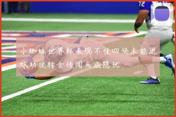 小蜘蛛世界杯表现不佳四场未能进球助攻转会传闻或成隐忧